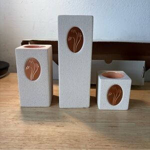 PartyLite P7201 Medallion Tealight Trio